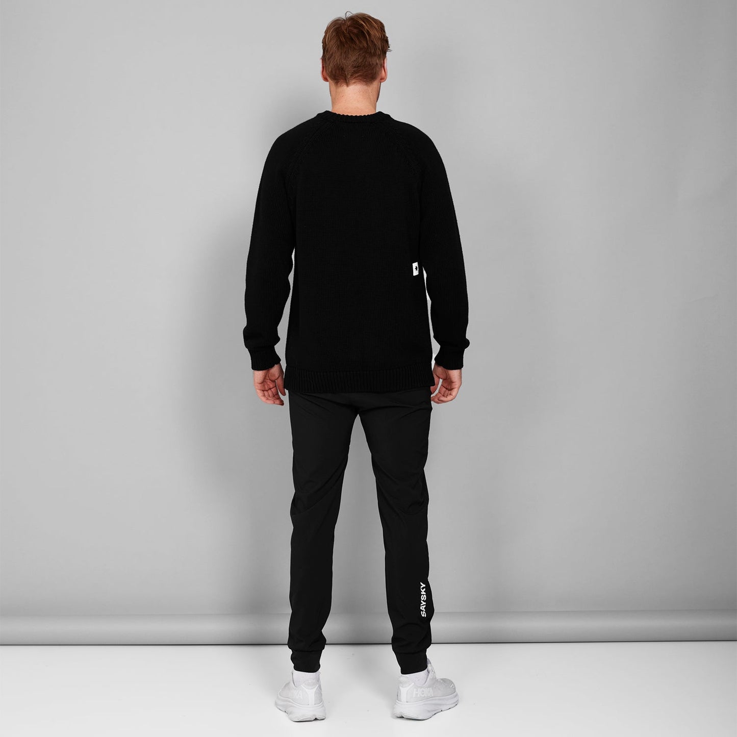 ニット LMLKW02c901 Logo Knitted Crew Neck - Black [ユニセックス]