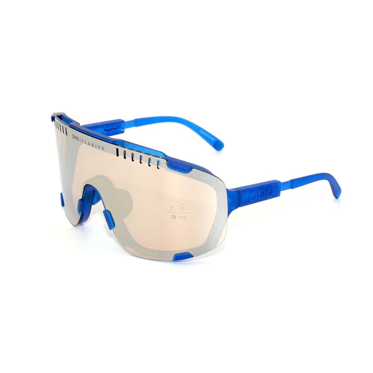 サングラス MA10021660BSM Devour Af - Blue Translucent/Brown Silver Mirror Lens [ユニセックス]