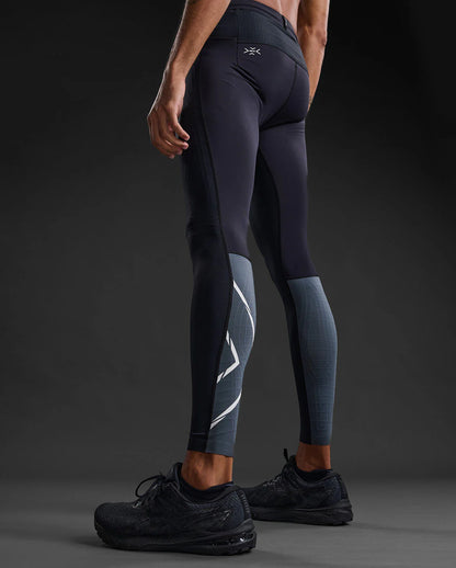 ロングタイツ MA7049b-BLK-WRF メンズ ライトスピード リアクト コンプレッションタイツ - Black/White Reflective [メンズ]