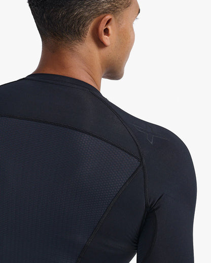 トレーニングトップ MA6398aBNRO Ma6398a-blk-nro PWXコンプレッションロングスリーブトップ - Black/Nero [メンズ]