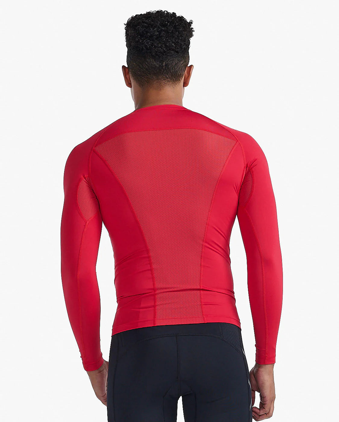 トレーニングトップ MA6398aREDN Ma6398a-red-nro PWXコンプレッションロングスリーブトップ - Red/Nero [メンズ]