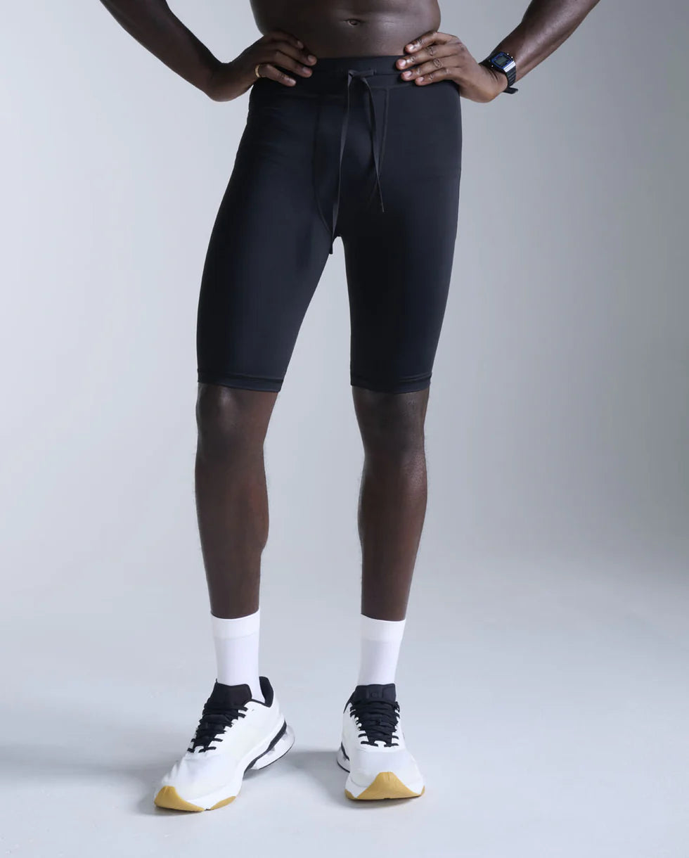 ランニングタイツ MA7374b-BLK-SRF Aero Mesh Compression Shorts - Blk/Srf [メンズ]