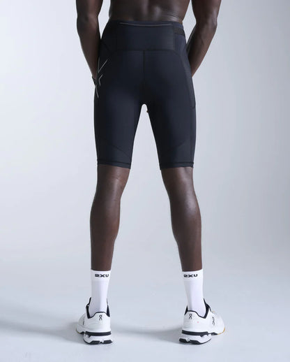 ランニングタイツ MA7374b-BLK-SRF Aero Mesh Compression Shorts - Blk/Srf [メンズ]