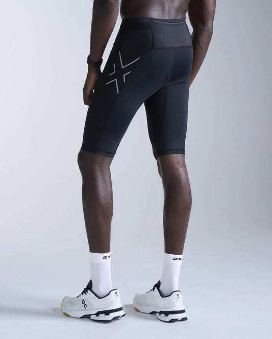 ランニングタイツ MA7374b-BLK-SRF Aero Mesh Compression Shorts - Blk/Srf [メンズ]