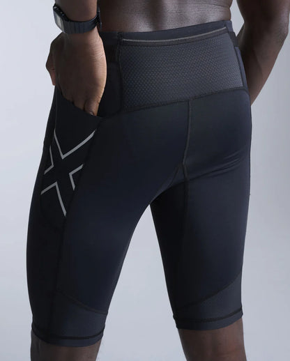 ランニングタイツ MA7374b-BLK-SRF Aero Mesh Compression Shorts - Blk/Srf [メンズ]