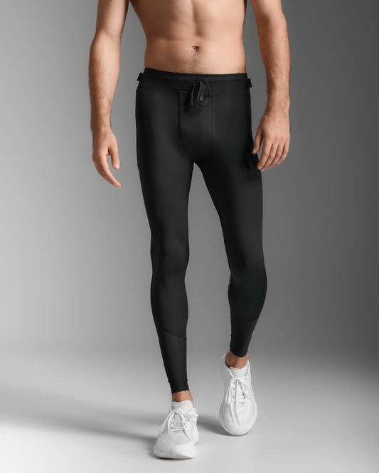 ランニングタイツ MA7377b-BLK-SRF Aero Mesh Compression Tights - Blk/Srf [メンズ]