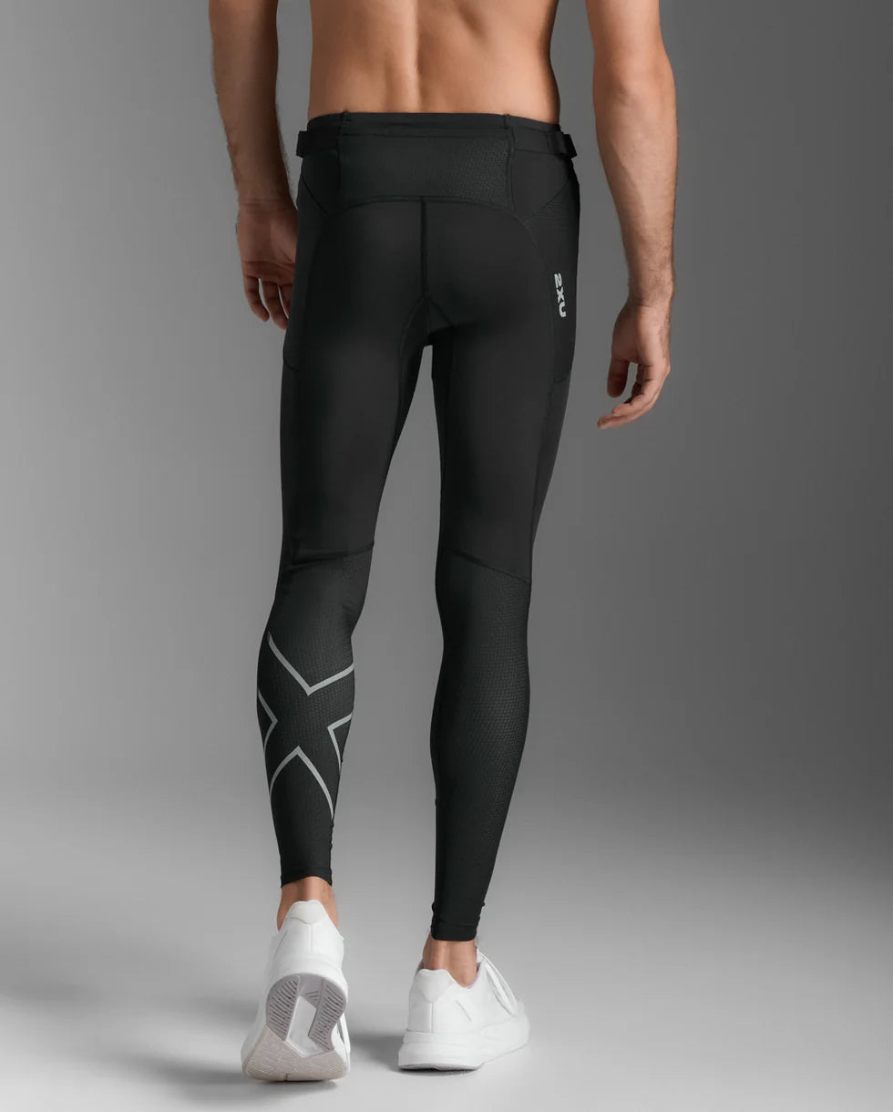 ランニングタイツ MA7377b-BLK-SRF Aero Mesh Compression Tights - Blk/Srf [メンズ]