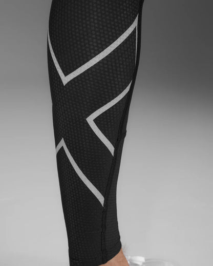 ランニングタイツ MA7377b-BLK-SRF Aero Mesh Compression Tights - Blk/Srf [メンズ]