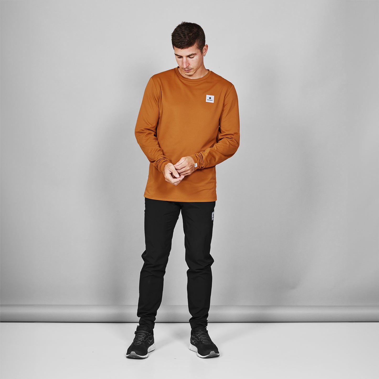 ベースレイヤー MMRBL33c408 Flow Base Layer - Orange [メンズ]