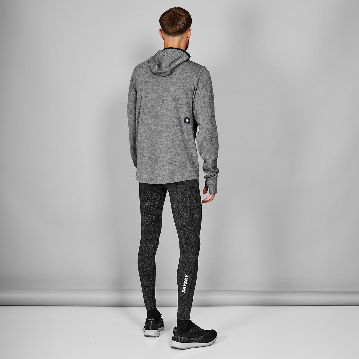 ハーフジップパーカー MMRHO01c6003 Pace Half Zip Hoodie - Grey [メンズ]
