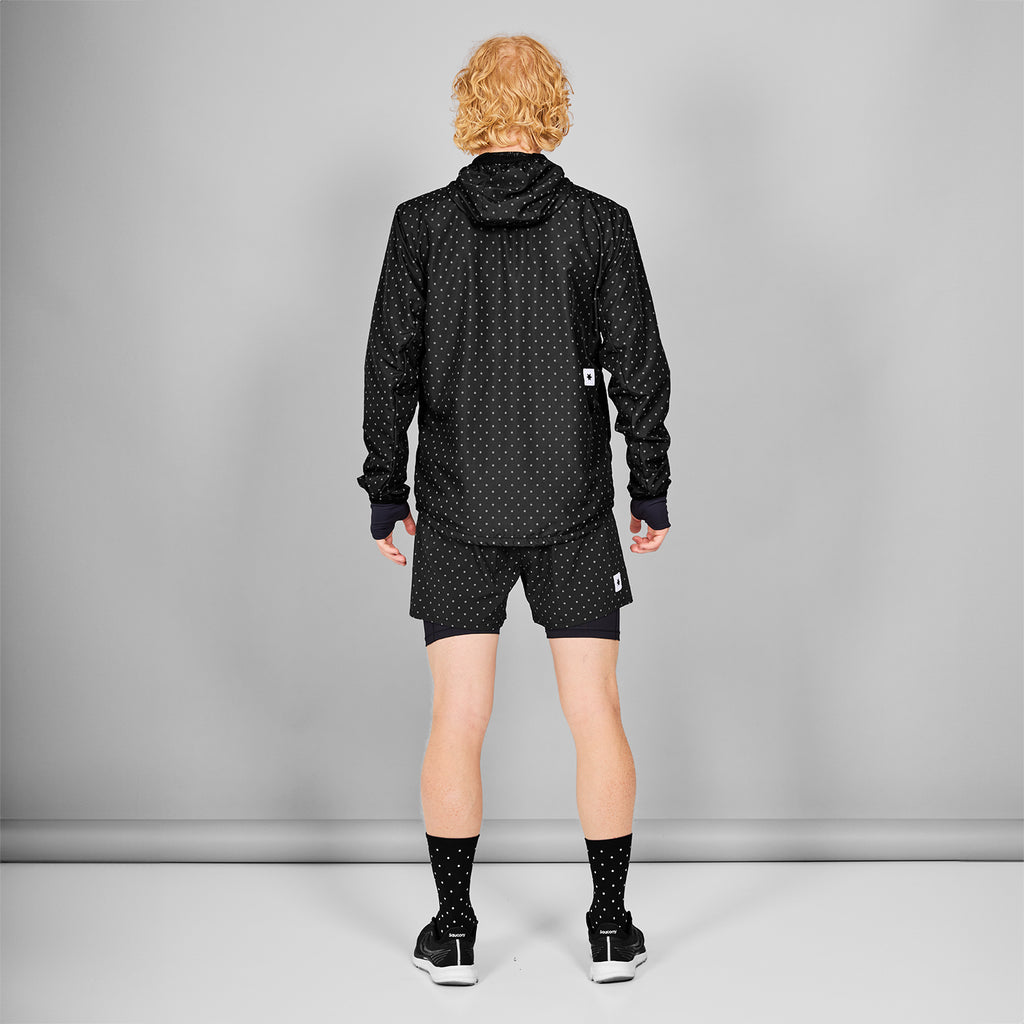 ランニングジャケット MMRJA02c1018 Reflective Polka Blaze Jacket - Black Reflective Polka Aop [メンズ]