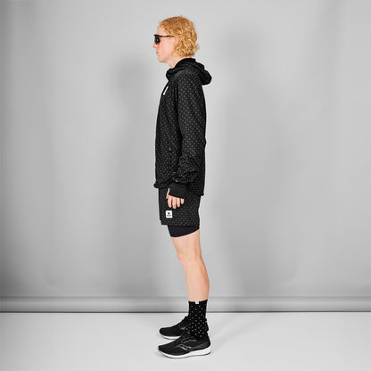 ランニングジャケット MMRJA02c1018 Reflective Polka Blaze Jacket - Black Aop [メンズ]