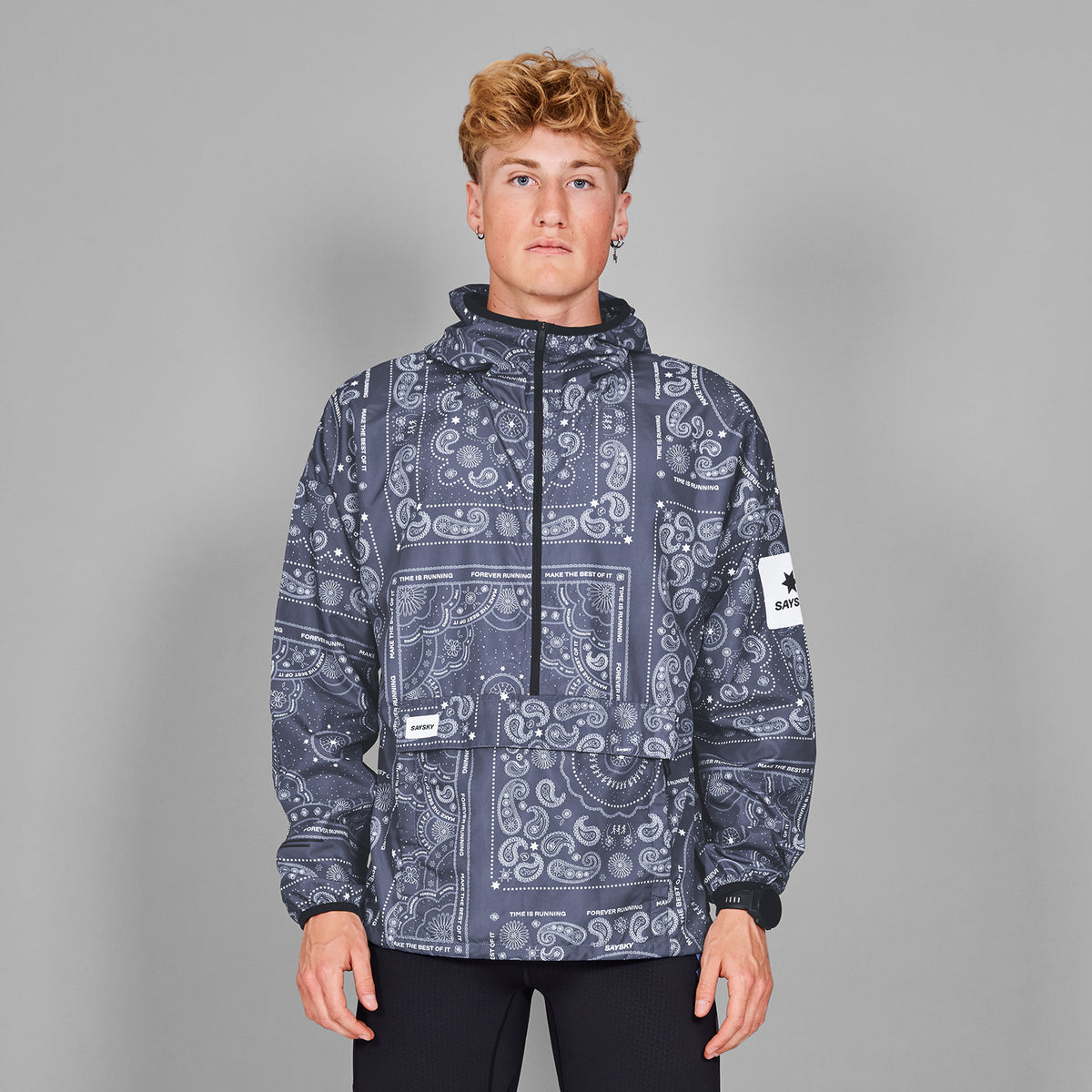 ランニングアノラック MMRJA05c1020 Paisley Pace Anorak - Blue Paisley Aop [メンズ]