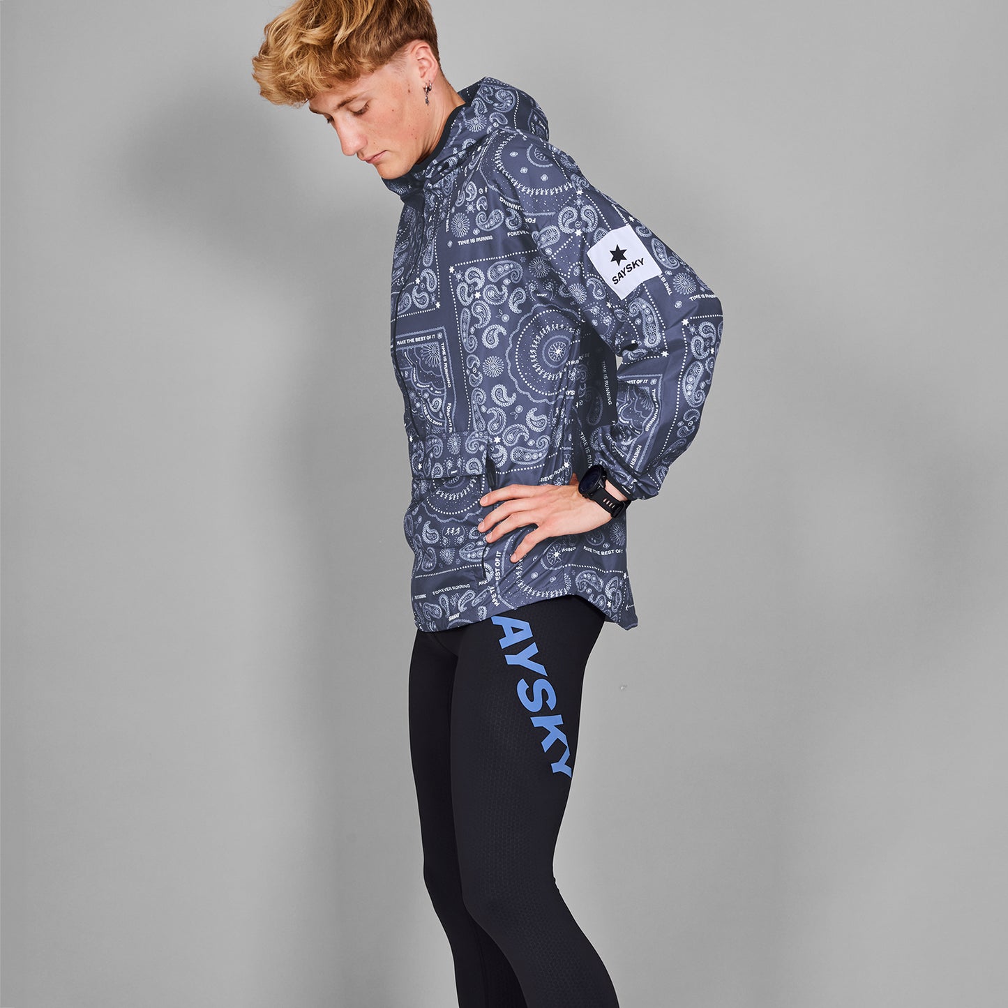 ランニングアノラック MMRJA05c1020 Paisley Pace Anorak - Blue Paisley Aop [メンズ]