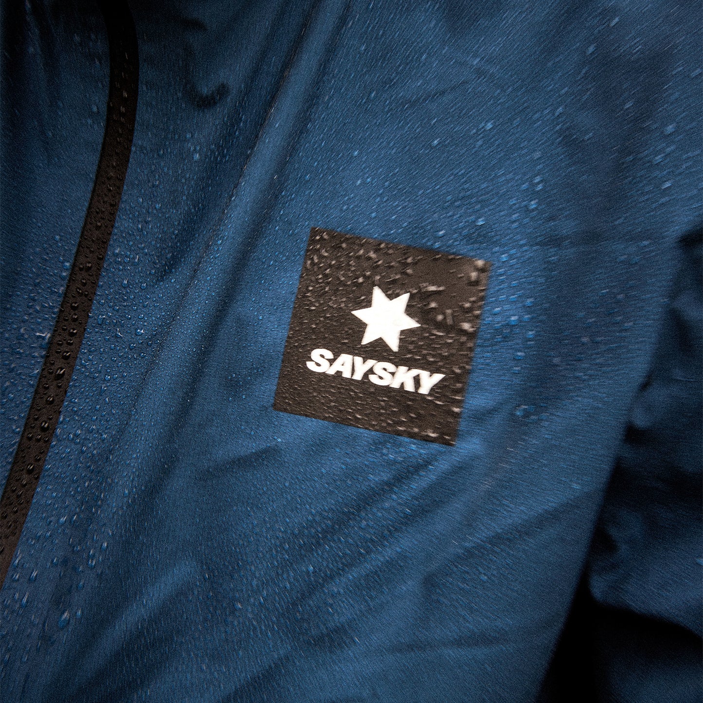 ウォータープルーフランニングジャケット MMRJA62c211 ELEMENT3レイヤー Waterproof Jacket - Blue [メンズ]