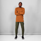 ランニングTシャツ（ロングスリーブ） MMRLS41c4005 Blaze Merino 195 Long Sleeve - Orange Melange [メンズ]