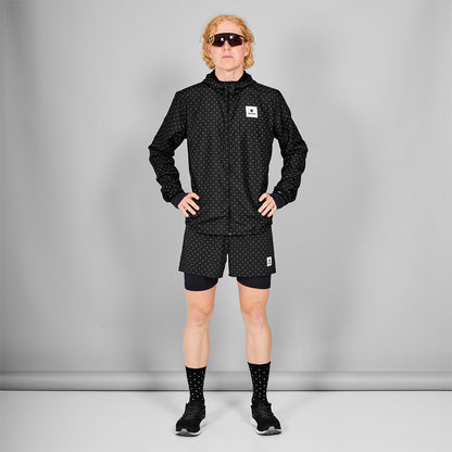 ランニングショーツ MMRSH01c1018 Reflective Polka Pace 2-in-1 Shorts 5inch - Black Aop [メンズ]