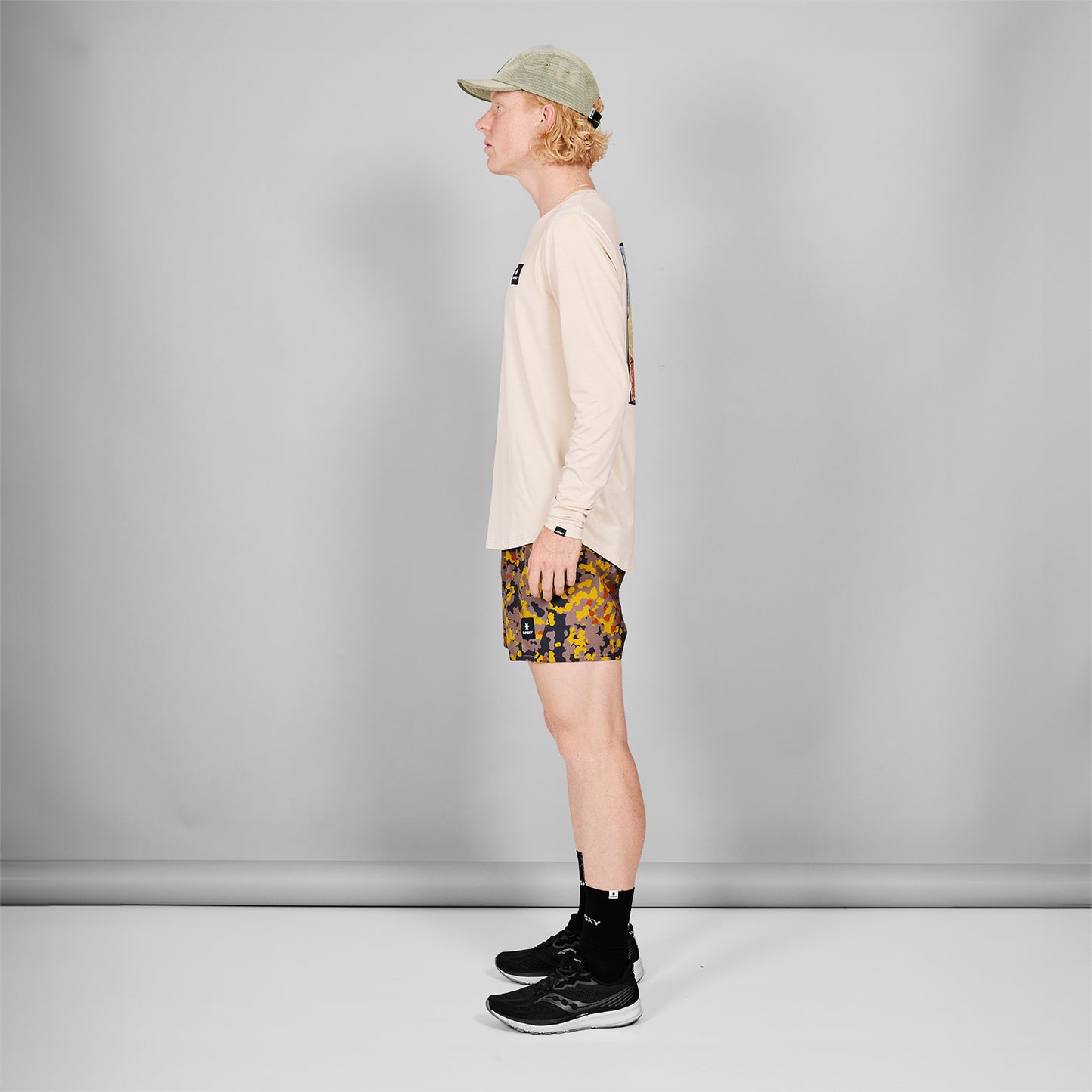 ランニングショーツ MMRSH02c1019 Camo Pace Shorts 5inch - Yellow/Grey Flecktarn Fall Camo [メンズ]