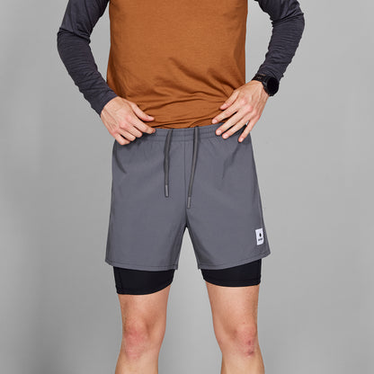 ランニングショーツ MMRSH20c704 Pace 2-in-1 Shorts 5inch - Grey [メンズ]