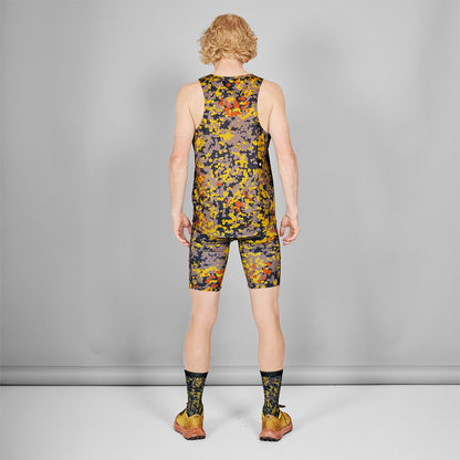 レースシングレット MMRSI01c1019 Camo Combat Singlet - Yellow/Grey Flecktarn Fall Camo [メンズ]