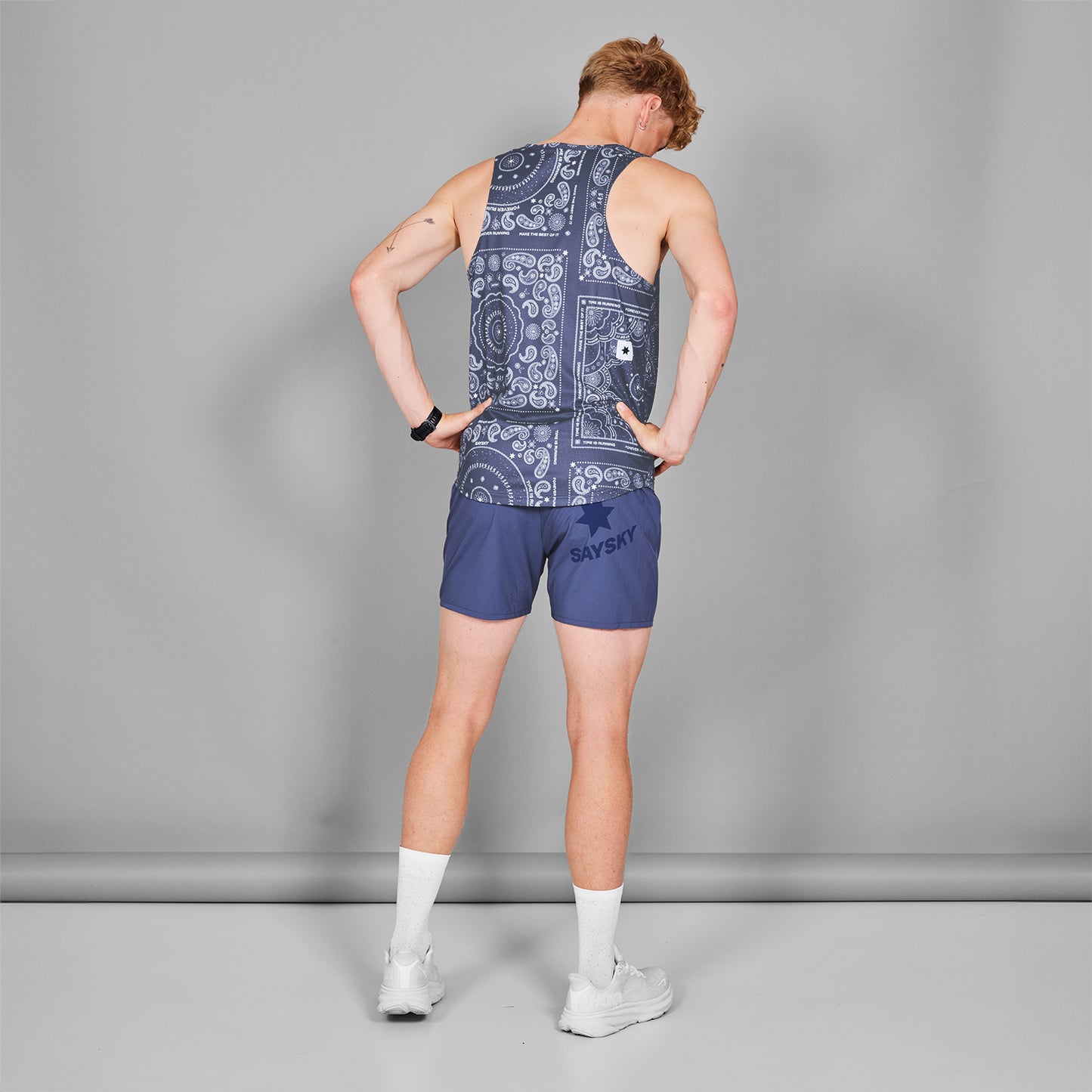 レースシングレット MMRSI02c1020 Paisley Combat Singlet - Blue Paisley Aop [メンズ]