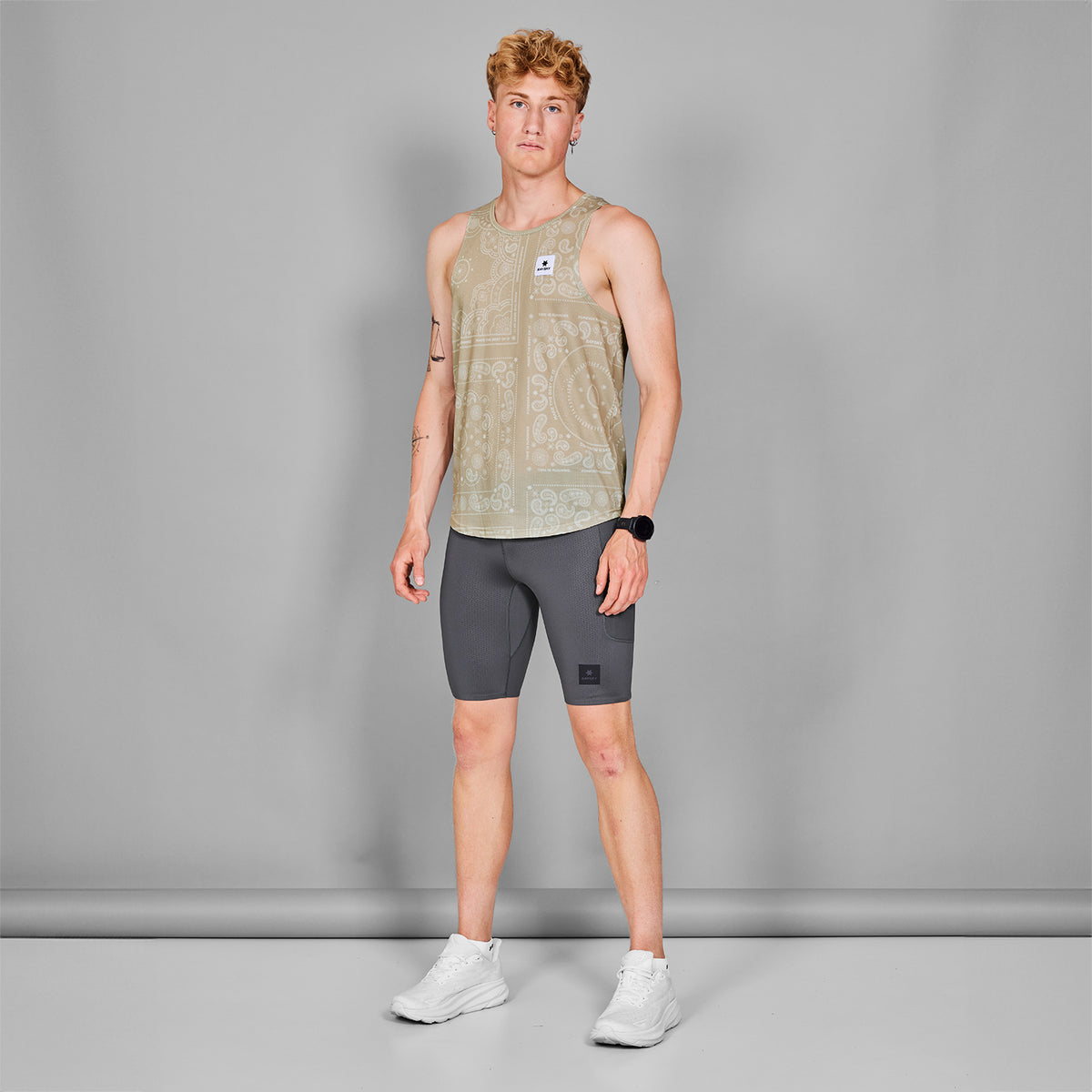 レースシングレット MMRSI02c1021 Paisley Combat Singlet - Beige Paisley Aop [メンズ]