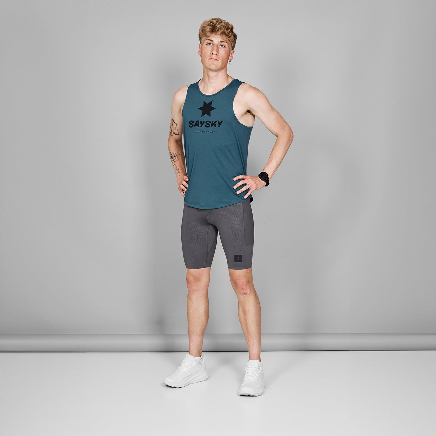 レースシングレット MMRSI30c2008 Logo Combat Singlet - Blue [メンズ]