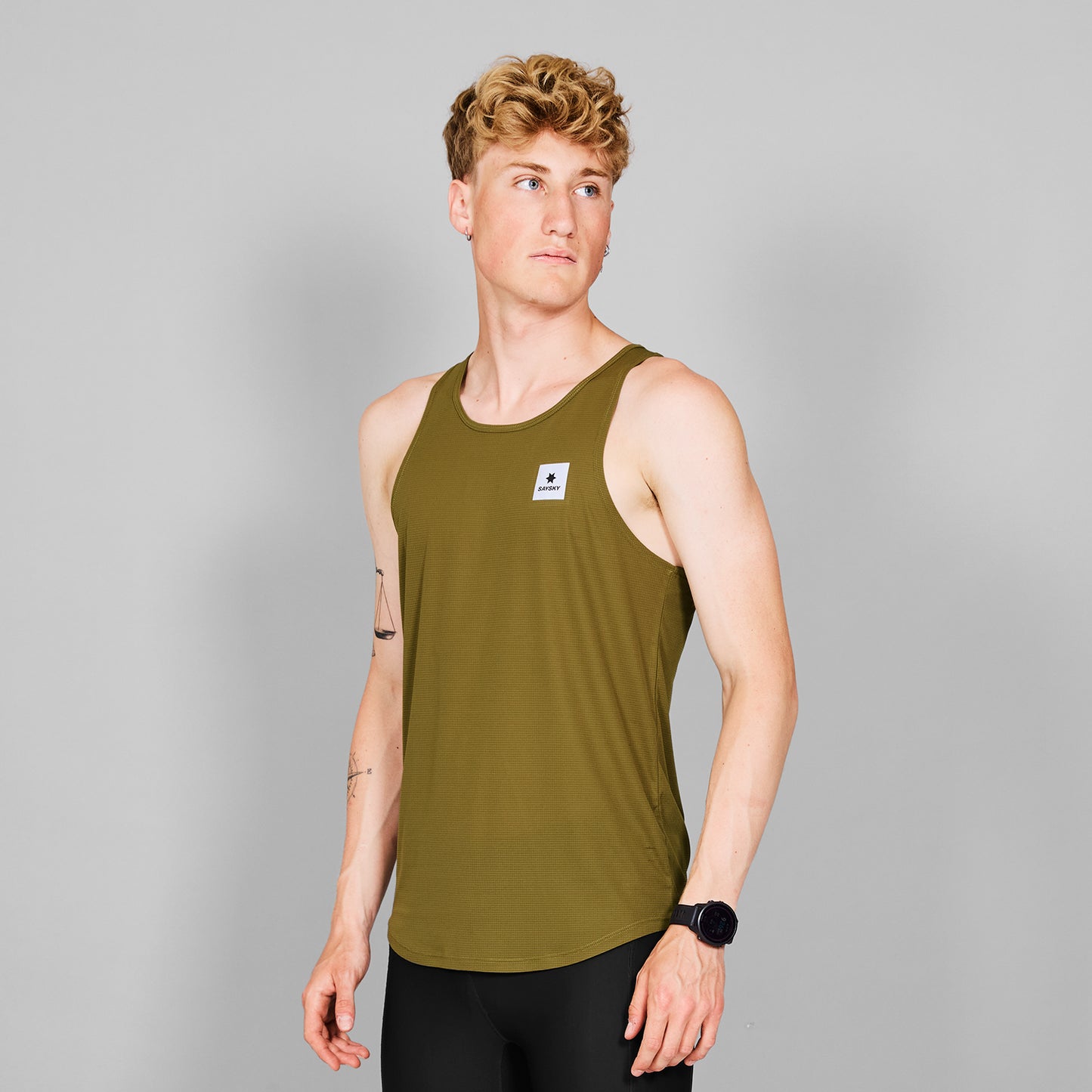 レースシングレット MMRSI60c309 Clean Flow Singlet - Green [メンズ]