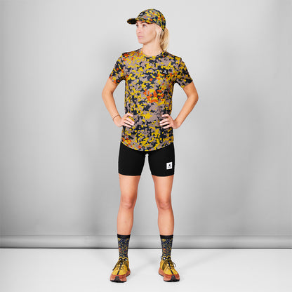 ランニングTシャツ MMRSS02c1019 Camo Combat T-shirt - Yellow/Grey Flecktarn Fall Camo [メンズ]