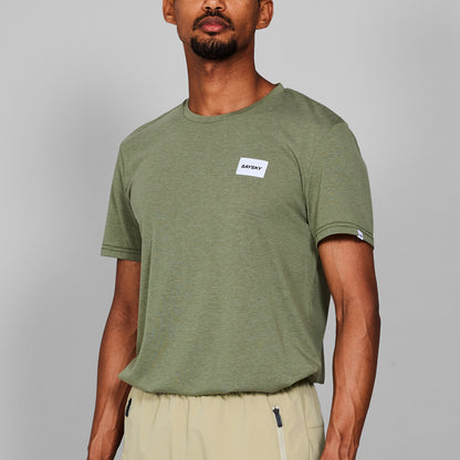 モーションTシャツ MMRSS51c3005 Clean Motion T-shirt - Green Melange [メンズ]