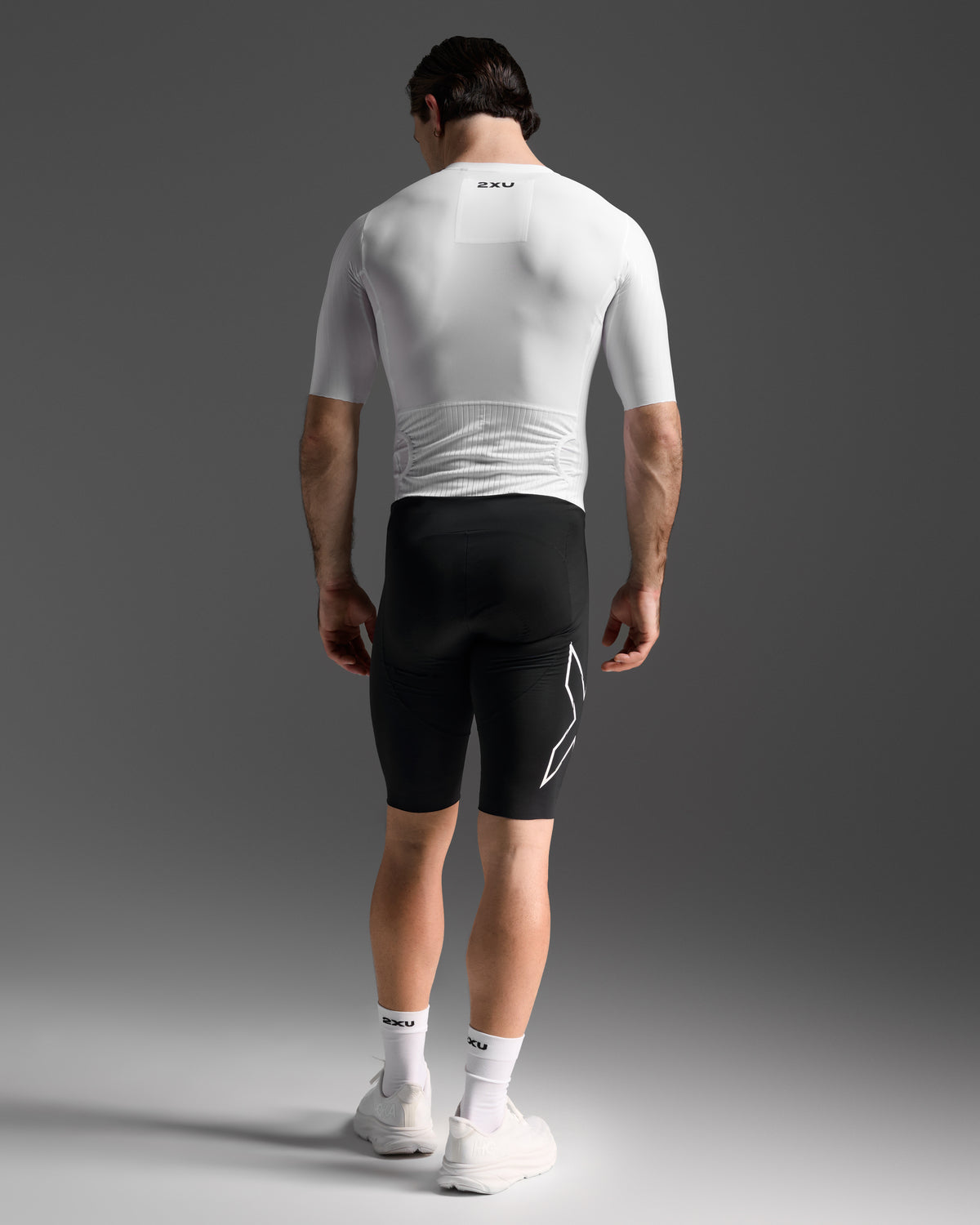 トライアスロンスーツ MT7393d-BLK-WHT Light Speed React Sleeved Trisuit - Black/White [メンズ]
