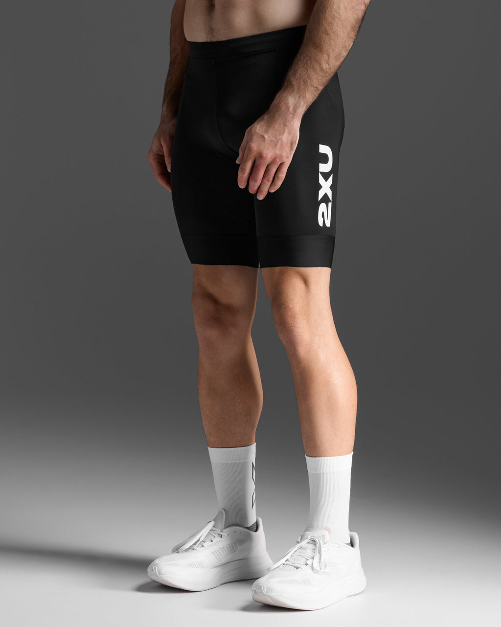 トライアスロンショーツ MT7396b-BLK-WHT Aero Tri 9inch Short - Black/White [メンズ]