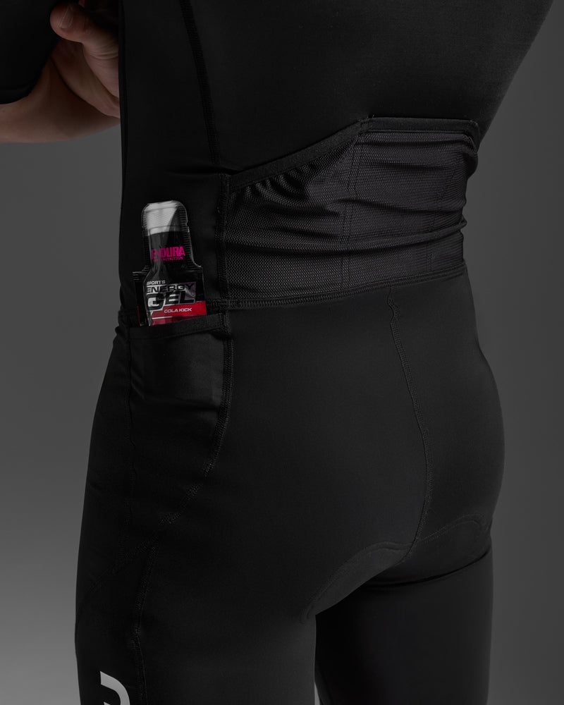 トライアスロンスーツ MT7397d-BLK-WHT Core Sleeved Trisuit - Black/White [メンズ]