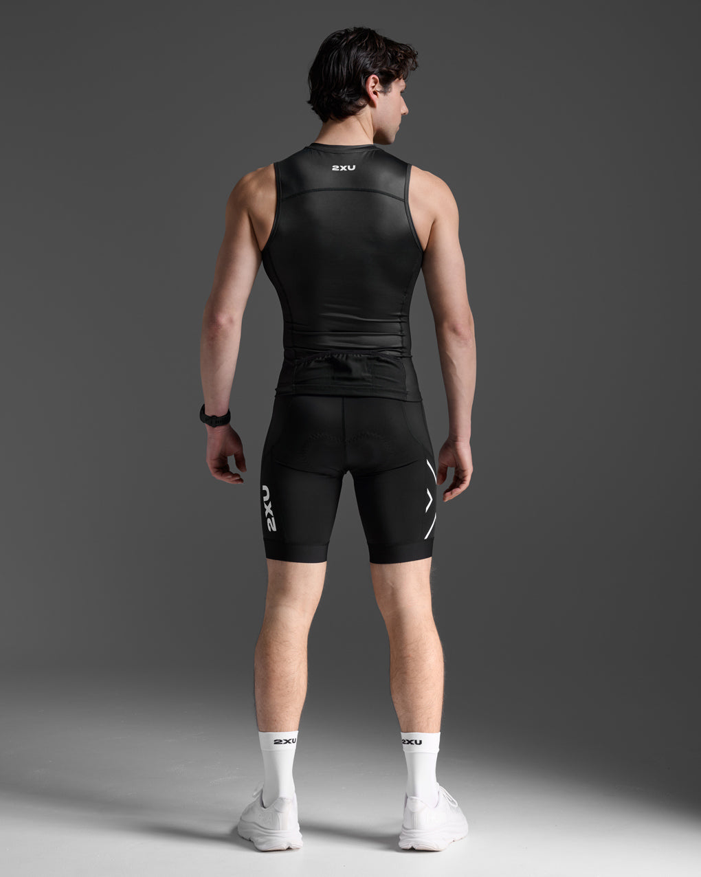 2XU トライアスロンウェア ブラック S 2XU ( ツータイムズユー ) トライスーツ AERO HEX SLEEVED