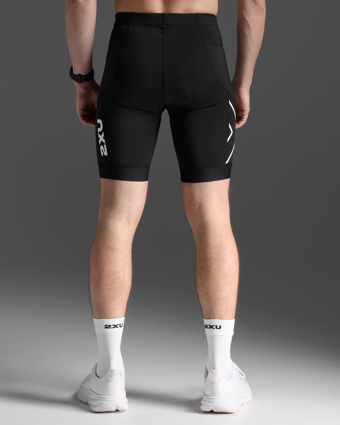 トライアスロンショーツ MT7400b-BLK-WHT Core Tri 8inch Short - Black/White [メンズ]