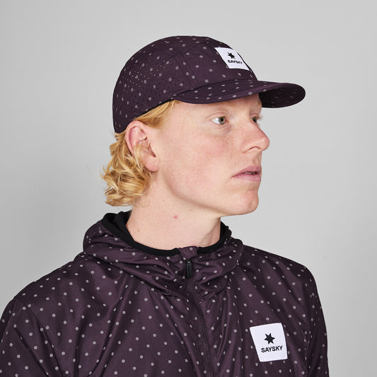 ランニングキャップ MUACA103c1022 Reflective Polka Combat Cap 103 - Purple [ユニセックス]