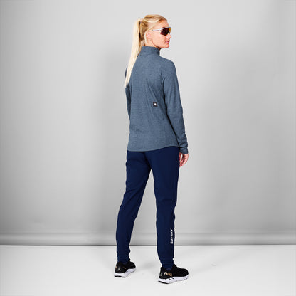 ランニングフリース MWRFL03c2009 Wmns Blaze Half Zip Light-weight Fleece - Blue Melange [レディーズ]