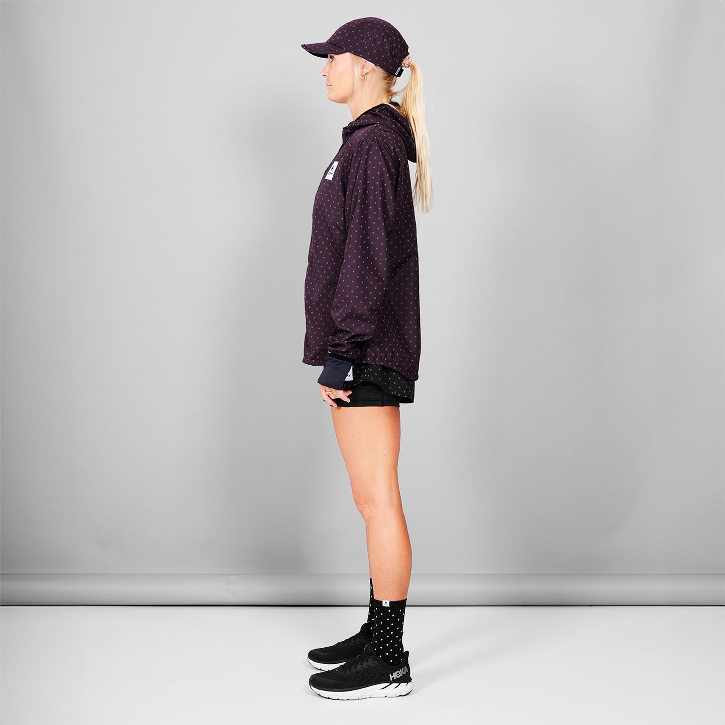 ランニングジャケット MWRJA01c1022 Wmns Reflective Polka Blaze Jacket - Purple [レディーズ]