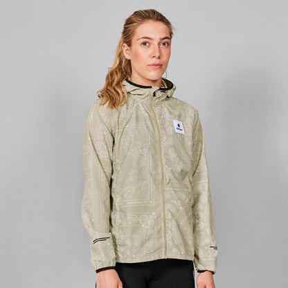 ランニングジャケット MWRJA02c1021 Wmns Paisley Pace Jacket - Beige Paisley Aop [レディーズ]