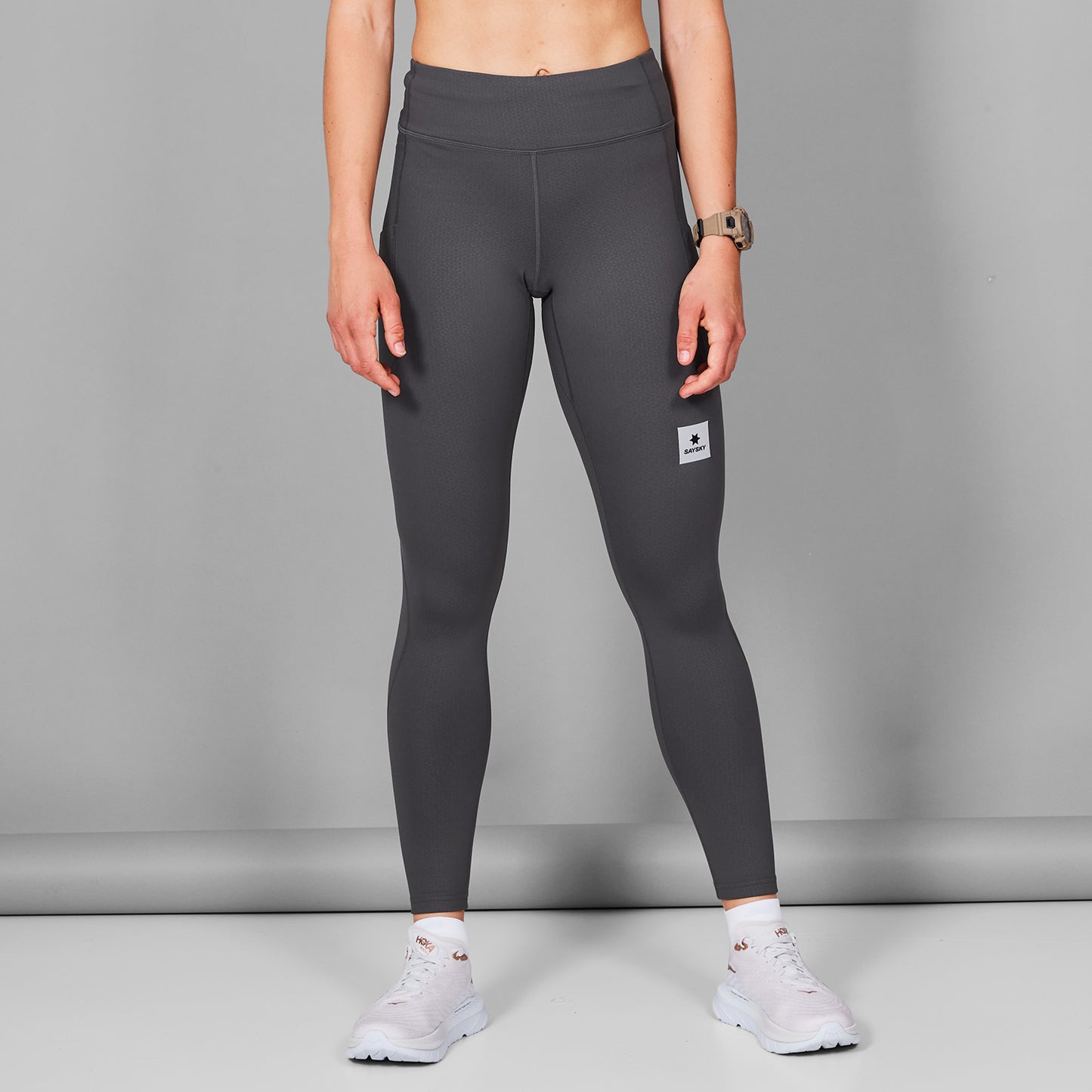 ランニングタイツ MWRLT40c707 W Pace+ Long Tights - Grey [レディーズ]