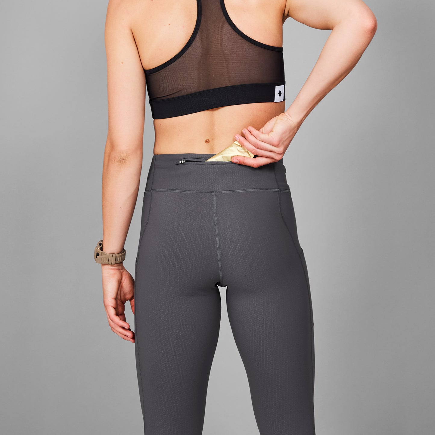 ランニングタイツ MWRLT40c707 W Pace+ Long Tights - Grey [レディーズ]