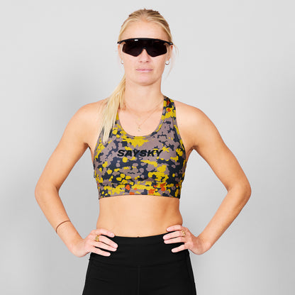 スポーツブラ MWRSB01c1019 Wmns Camo Combat Sports Bra - Yellow/Grey Flecktarn Fall Camo [レディーズ]