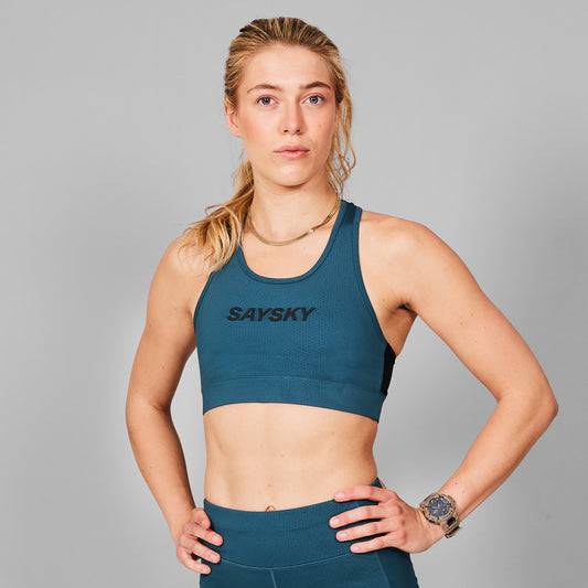 スポーツブラ MWRSB30c208 Wmns Clean Combat Sports Bra - Blue [レディーズ]