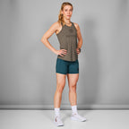 レースシングレット MWRSI30c7005 Wmns Logo Combat Singlet - Brown Melange [レディーズ]