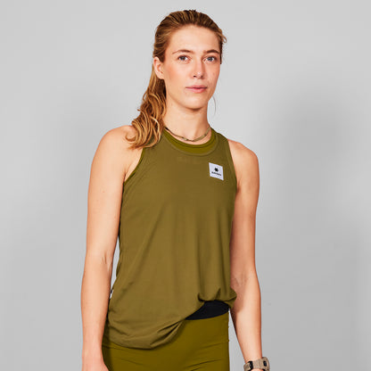 レースシングレット MWRSI60c309 W Clean Flow Singlet - Green [レディーズ]