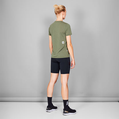 モーションTシャツ MWRSS51c3005 W Clean Motion T-shirt - Green Melange [レディーズ]