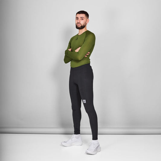 ベースレイヤー NMRBL32c313 Mesh Base Layer Long Sleeve - Green [メンズ]