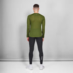 ベースレイヤー（ロングスリーブ） NMRBL32c313 Mesh Base Layer Long Sleeve - Green [メンズ]