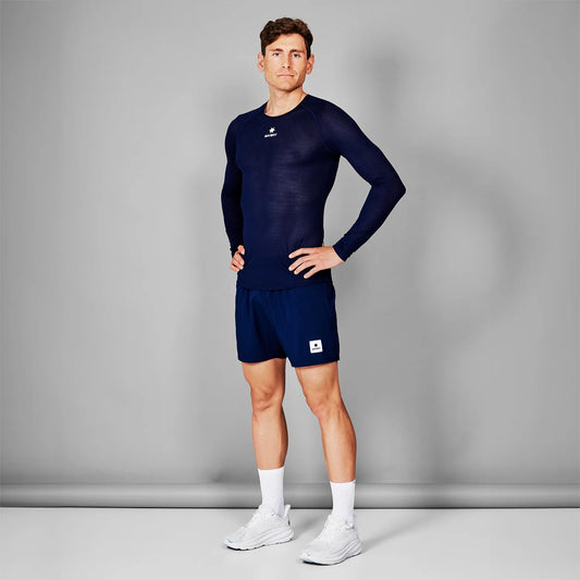 ベースレイヤー XMRBL32c201 Mesh Base Layer Long Sleeve - Blue [メンズ]