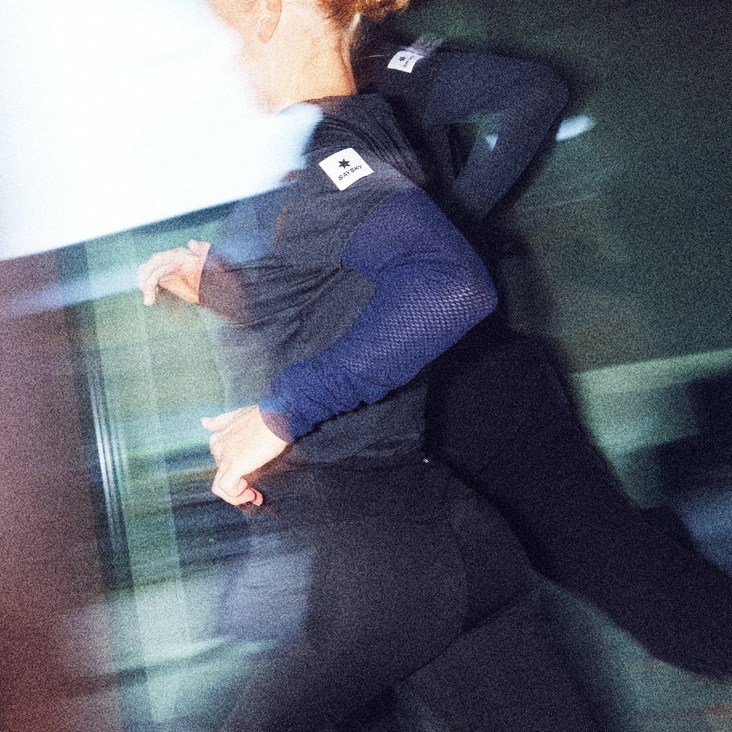 ベースレイヤー XMRBL32c201 Mesh Base Layer Long Sleeve - Blue [メンズ]